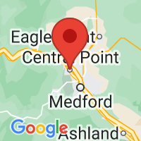 Map of Central Point, OR
